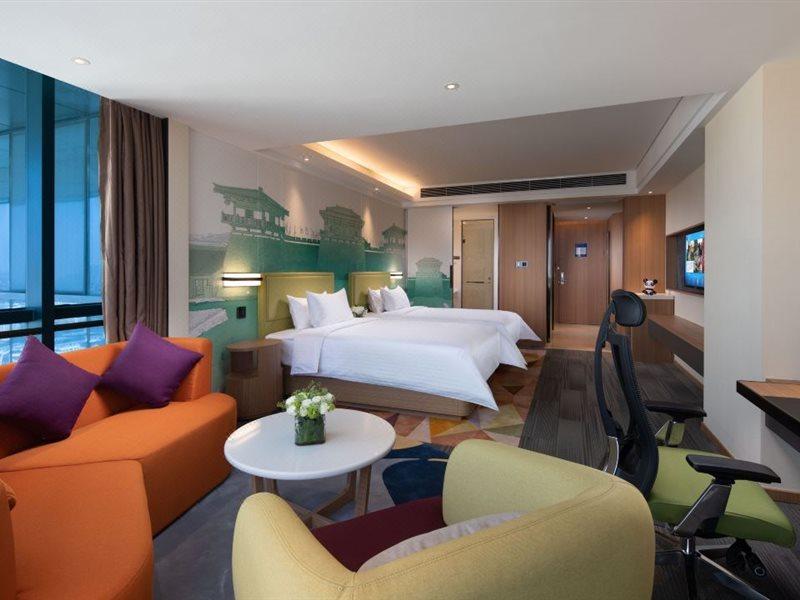 Hampton By Hilton Suqian Suning Plaza Hotel Bagian luar foto